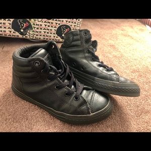 Leather Converse